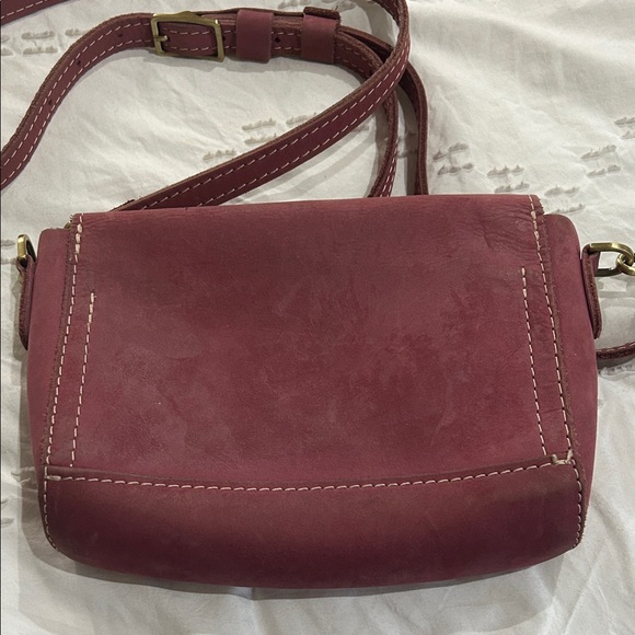Portland Leather Goods Metro Crossbody Bag - mauve/rose - Picture 6 of 10
